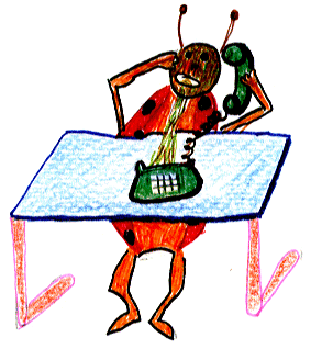 Wenn ich bettl�grig bin, wird die Schule telefonisch verst�ndigt