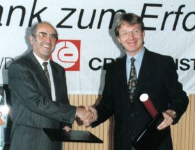 Dir. Othmar Grie�er und Dir. Enzo de Cillia