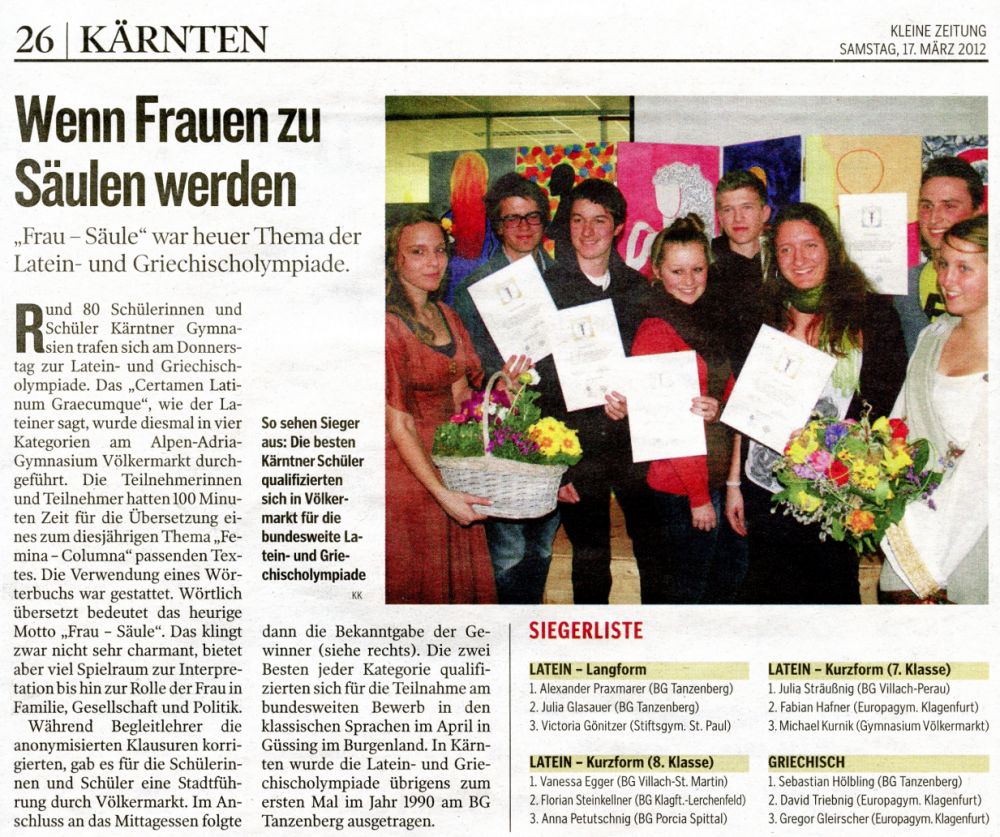 Zeitungsartikel